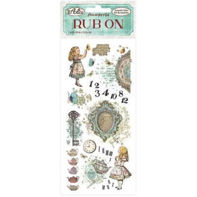 Stamperia Alice Sticker - Alice in Wonderland Rub-On