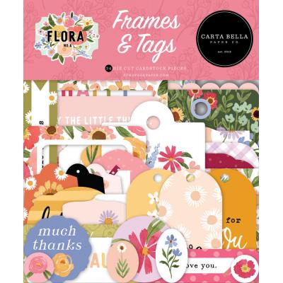 Carta Bella Flora No. 6 Die Cuts - Frames & Tags