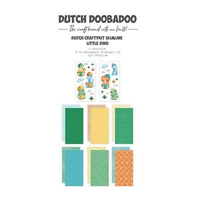 Dutch DooBaDoo Designpapiere - Dino's