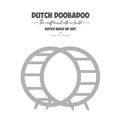 Dutch DooBaDoo Card Art Schablone - Hamsterrad