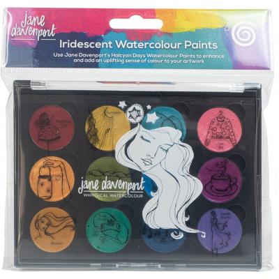 Jane Davenport Cosmic Shimmer - Iridescent Watercolour Paints Halcyon Days