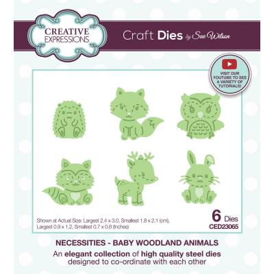 Creative Expressions Sue Wilson Necessities Craft Dies - Baby Woodland Animal