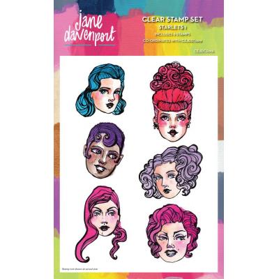 Jane Davenport Clear Stamps - Starlets 1