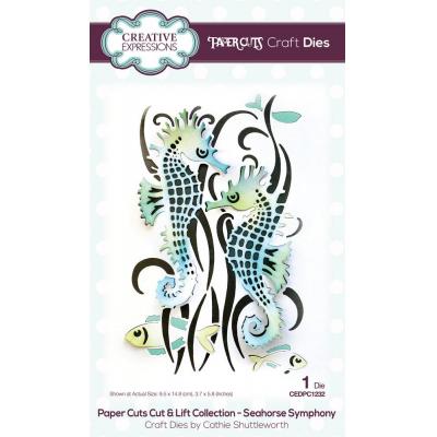 Creative Expressions Cathie Shuttleworth Cut And Lift - Seahorse Symphony