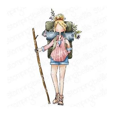 Stamping Bella Cling Stamp - Curvy Girl Loves To Hike