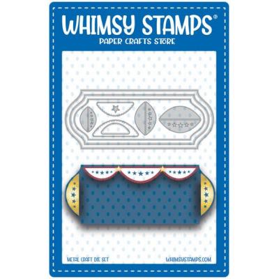 Whimsy Stamps Deb Davis Die - Military Bunting
