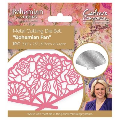 Crafter's Companion Bohemian Metal Die - Bohemian Fan