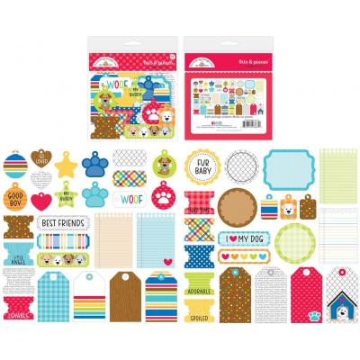 Doodlebug Design Doggone Cute Die Cuts - Bits & Pieces