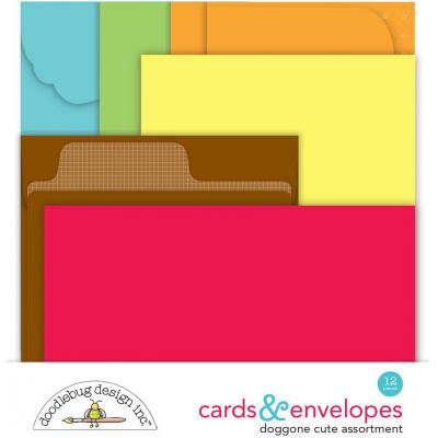 Doodlebug  Doggone Cute - Cards & Envelopes