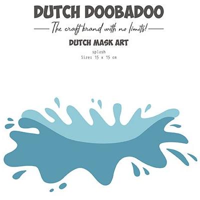 Dutch DooBaDoo Mask Art Schablone - Splash