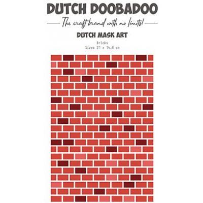 Dutch DooBaDoo Mask Art Schablone - Bricks