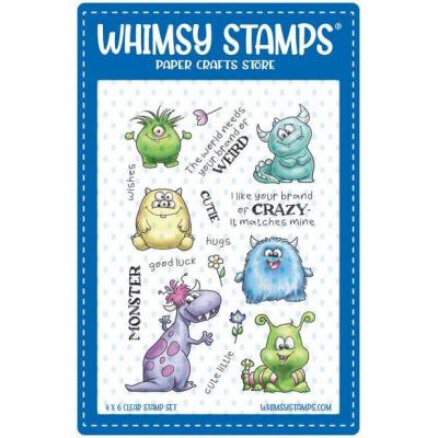 Whimsy Stamps Crissy Armstrong Clear Stamps - Monster Cuties