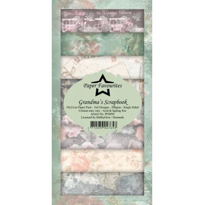 Dixi Craft Paper Favourites Grandma's Scrapbook Designpapiere - Paper Pack