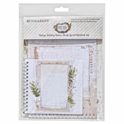 49 and Market Vintage Artistry Nature Study - Spiral Notebook Set