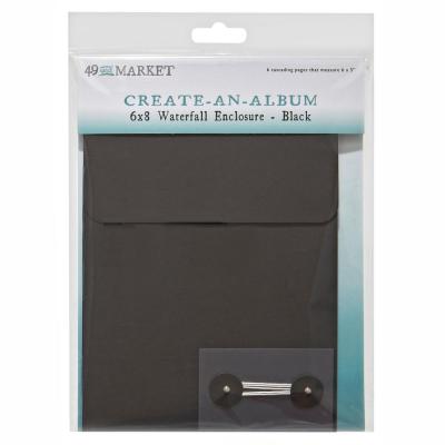 49 and Market Create-an-Album - Waterfall Enclosure Set Black