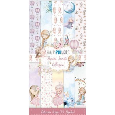 Papers For You Princess Secrets Designpapiere - Slim Scrap Paper Pack