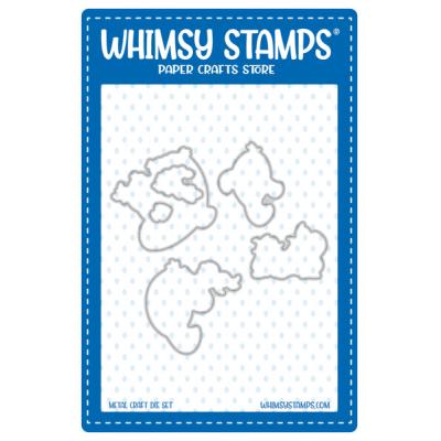 Whimsy Stamps Outline Die - Big Love Manatees