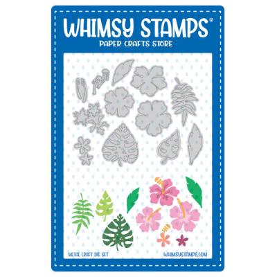 Whimsy Stamps Dies - Hibiscus Flower