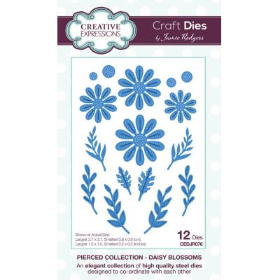 Creative Expressions Sue Wilson Craft Die - Pierced Collection - Daisy Blossoms