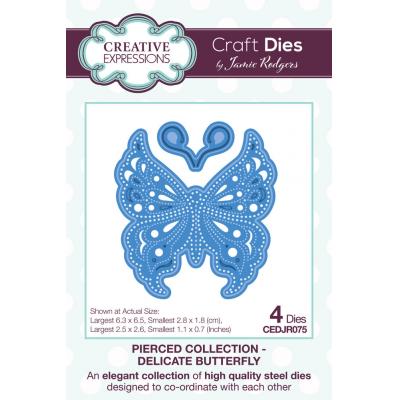 Creative Expressions Sue Wilson Craft Die - Pierced Collection - Delicate Butterfly