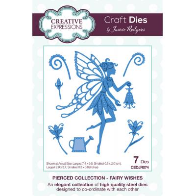 Creative Expressions Sue Wilson Craft Die - Pierced Collection - Fairy Wishes