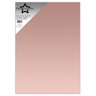 Paper Favourites Mirror Card Matte - Burnished Rose