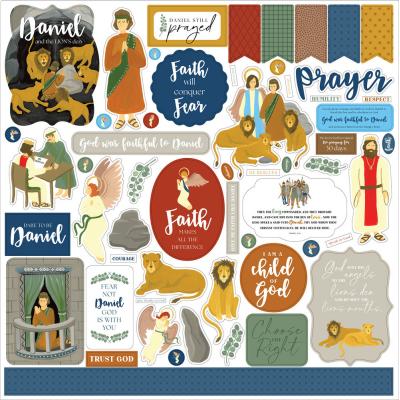 Echo Park Bible Stories: Daniel And The Lion's Den - Element Sticker