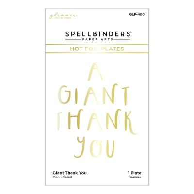 Spellbinders Hotfoil Stamp - Giant Thank You