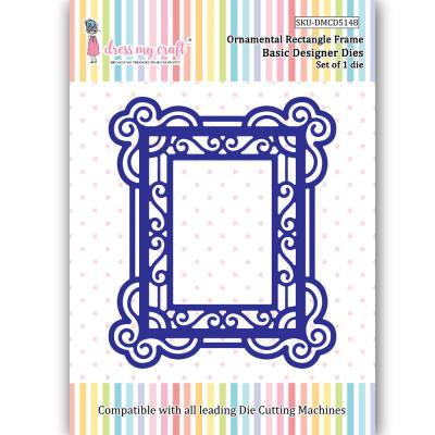 Dress My Craft Cutting Die - Ornamental Rectangle Frame