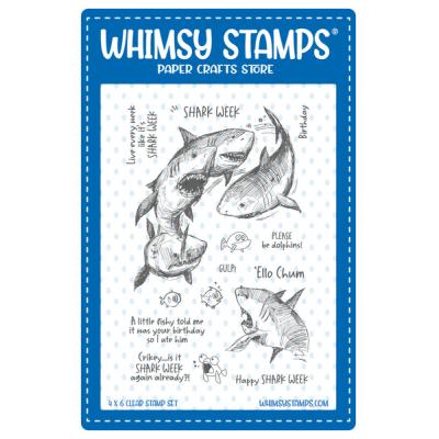 Whimsy Stamps Stempel - Shark Week