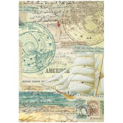 Stamperia Around the World - Sailing Ship