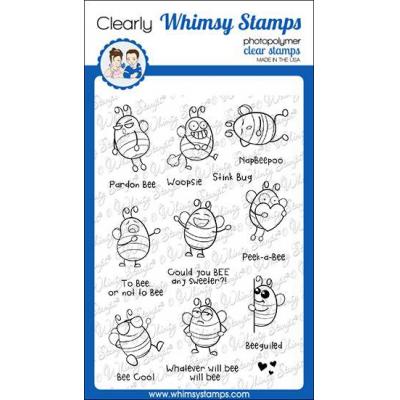 Whimsy Stamps Clear Stamps - Bizzy Bees