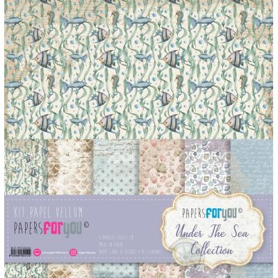 Papers For You Under The Sea - Vellum Paper Pack