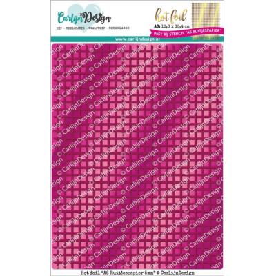 CarlijnDesign Hot Foil Plate - A6 Graph Paper