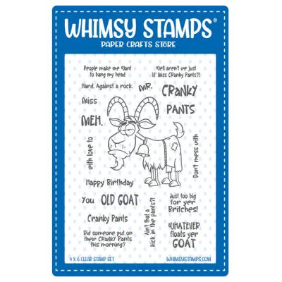 Whimsy Stamps Clear Stamps - Cranky Pants