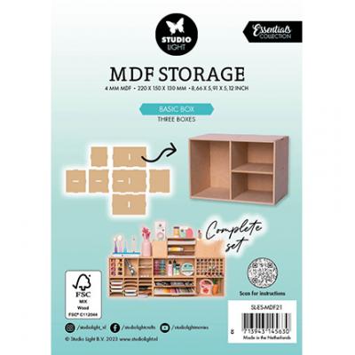 StudioLight MDF Storage Basic Box Three Boxes