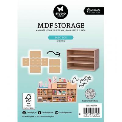 StudioLight MDF Storage Basic Box Shelves