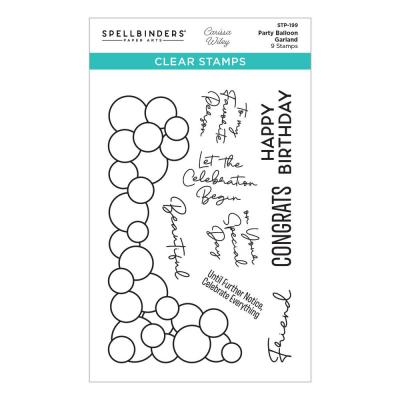 Spellbinders Stempel Party Balloon Garland