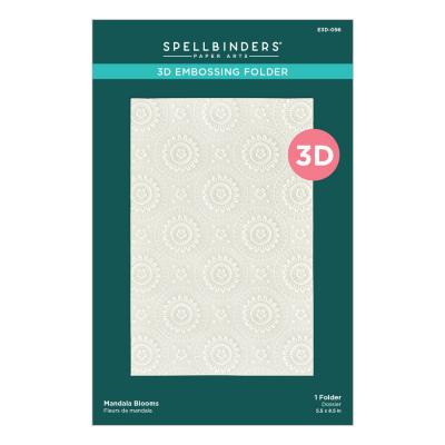 Spellbinders Embossing Folder - Mandala Blooms