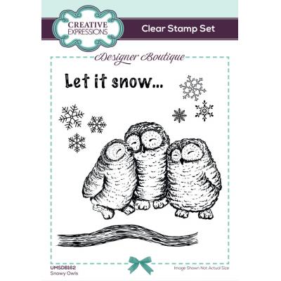 Creative Expressions Stempel - Snowy Owls