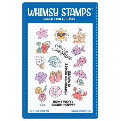 Whimsy Stamps Stempel - Summer Beach Icons