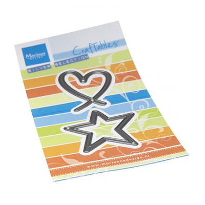 Marianne Design Cutting Dies - Heart & Star