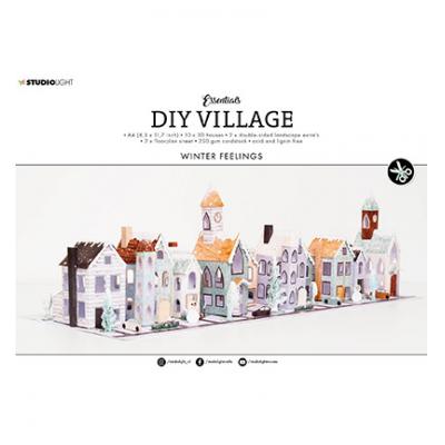 StudioLight Die Cut Block - Village Winter Feelings