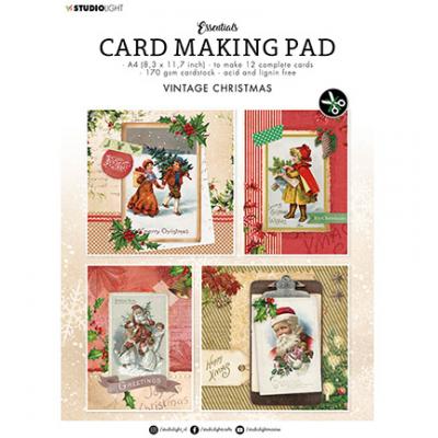 StudioLight Card Making Pad - Vintage Christmas