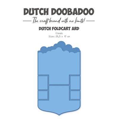 Dutch DooBaDoo Stencil - Clouds