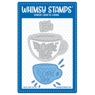 Whimsy Stamps Die Set - Coffee Time