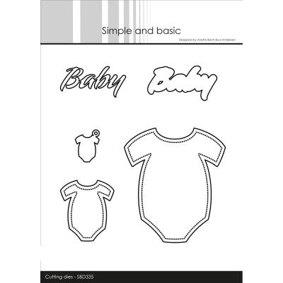 Simple and Basic Cutting Dies - Baby Onesie