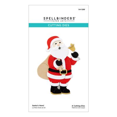 Spellbinders Etched Dies - Santa's Here!