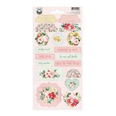 Piatek13 Flowerish - Chipboard Sticker 3