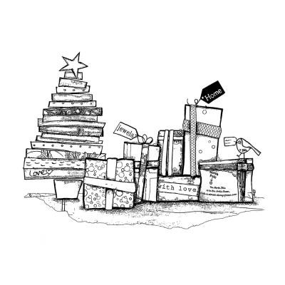 Crafty Individuals Unmounted Rubber Stamp - Yuletide